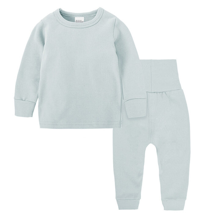 Spring Autumn Children Pajama Suit Cotton Warm Kids Clothes - Image 5