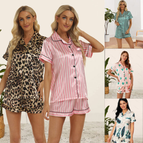 Women’s Cotton Pajama Set – Comfortable Loungewear for Home