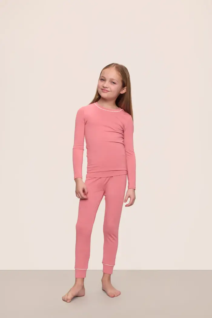 Kids TENCEL Modal Unisex Long PJ Set