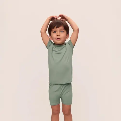 Kids TENCEL Modal Unisex Short PJ Set