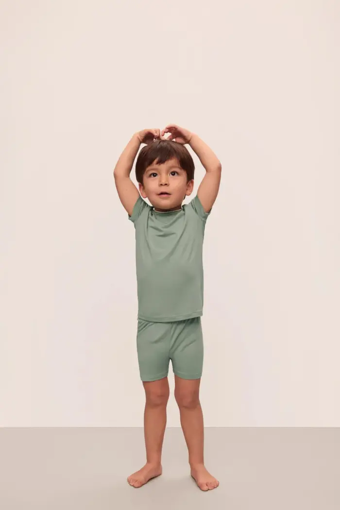 Kids TENCEL Modal Unisex Short PJ Set