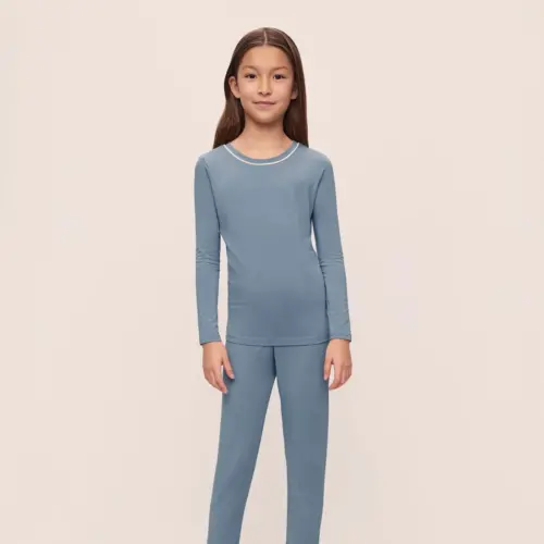 Kids TENCEL Modal Unisex Long PJ Set
