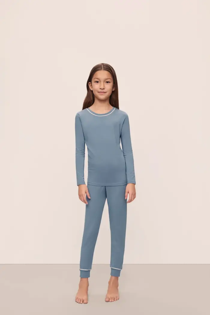 Kids TENCEL Modal Unisex Long PJ Set