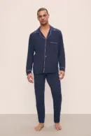 William TENCEL Modal Long PJ Set