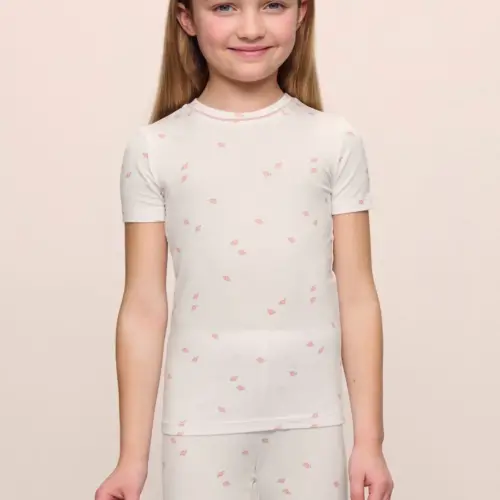 Kids Printed TENCEL Modal Unisex Short PJ Set