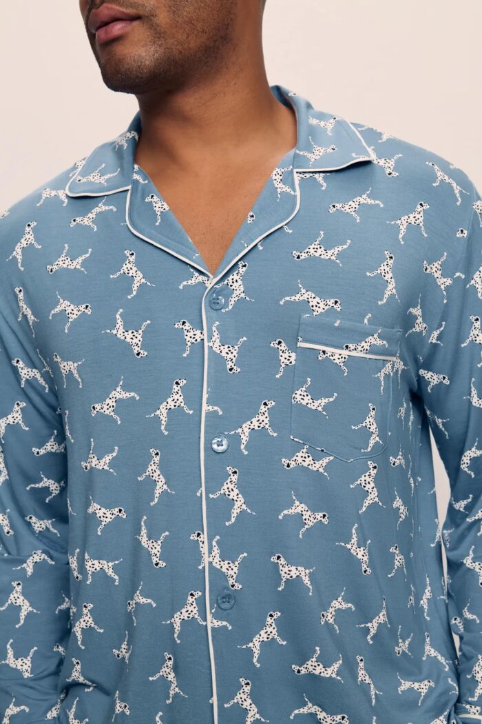 William Printed TENCEL Modal Long PJ Set - Image 2
