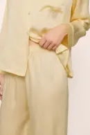 Golden Glow Satin Pajama Set