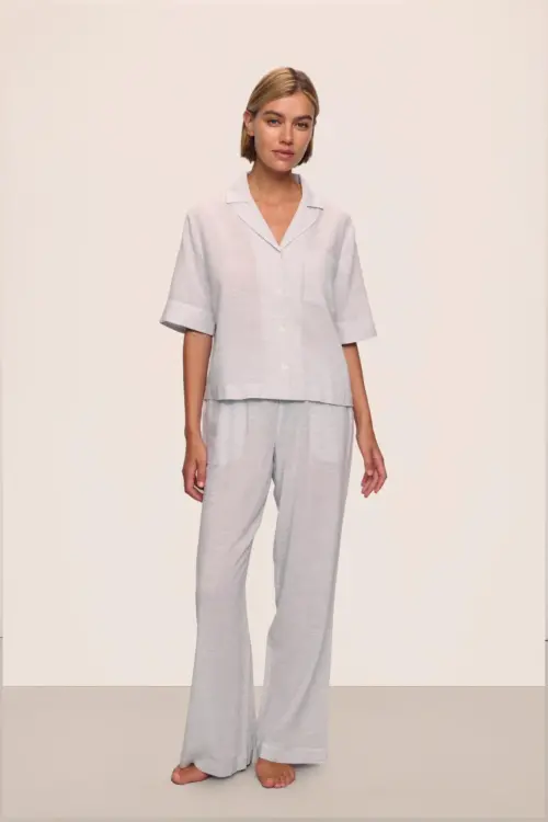 Ruffletee Relaxed Short Sleeve & Pant PJ Set