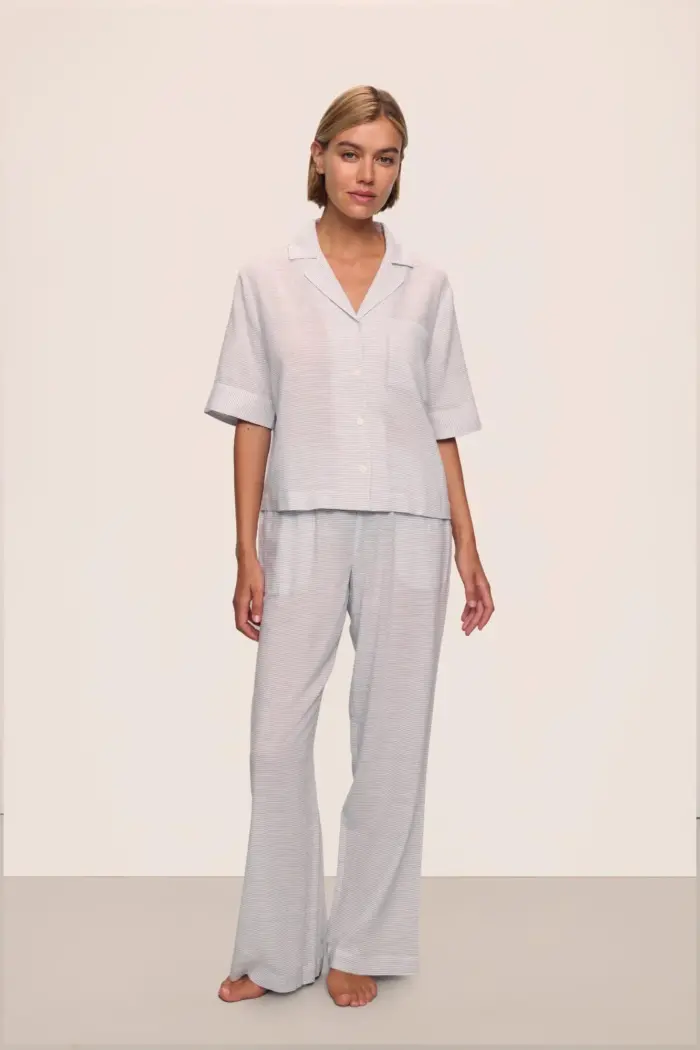 Nautico Relaxed Short Sleeve & Pant PJ Set