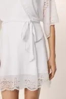 Celestia Lace Robe – White Whisper