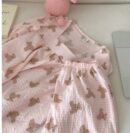 Long Sleeved Pullover Plaid Pajamas For Women