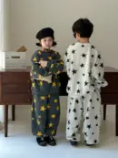 Kids Long-Sleeve Star Print Loungewear Set