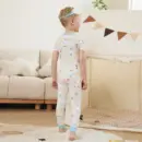 Toddler Cartoon Print Short-Sleeve Pajama Set
