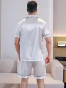 Elegant Printed Short Pajama Set for Men