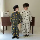Kids Long-Sleeve Star Print Loungewear Set