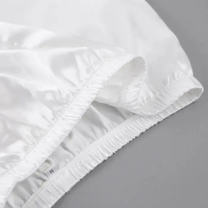 Elegant Feather-Trim White Cami Top - Image 9