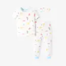 Toddler Cartoon Print Short-Sleeve Pajama Set